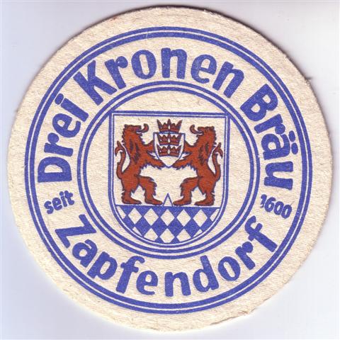 zapfendorf ba-by drei kronen 1a (rund215-lwen gucken nach innen-blaurot)